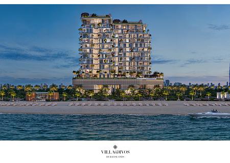 Sky Mansion mit Rooftop Garden  und Pool - 
5 Schlafzimmer mit Meerblick - Dubai Islands - 01