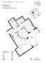 3-Zi.-Whg. zum Innenhof m. 2 Bädern, offener Küche und Balkon - Grundriss