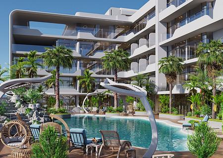 2-BR plus Study mit Pool auf dem Balkon - JVC -  noch 2026 einziehen - GQVK6171