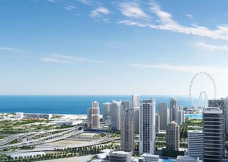 Jumeirah Lake Towers - nähe Marina und Palme - voll möbliert mit zinsfreier Finanzierung - Ain Dubai View