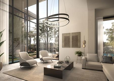 Luxus-Villa mit 6 Schlafzimmern - in grossartiger community - ATKINS_Oasis02_CGI16_LivingRoom-Opt01_02_10K