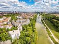 Wo München noch richtig münchnerisch ist: Trendige 3,5-Zimmer-Erdgeschoßwohnung im Dreimühlenviertel - Aus der Vogelperspektive