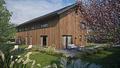 Landhäuser Hagenheim – Neubau-Doppelhaushälfte zwischen Landsberg und Ammersee - Gartenansicht