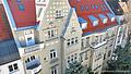 Jetzt reduziert! Lichtdurchflutete Altbauwohnung in historischem Anwesen in Bestlage Bogenhausen - Aussnansicht obere Etage Strassenseite
