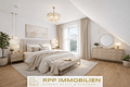 Erstbezug: 3,5-Zimmer mit Haus-in-Haus-Charakter und sonnigem Garten - Visualisierung Schlafzimmer