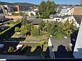 gesucht,gefunden,gekauft -gut geschnittene Dachgeschosswohnung in ruhiger Seitenstr. im Stadtzentrum von Trier - IB11 Blick in den Garten