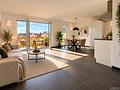 Elegantes, leerstehendes Appartement mit Einbauküche und sonnigem Balkon - barrierefreies Wohnen - Virtuelles Bild