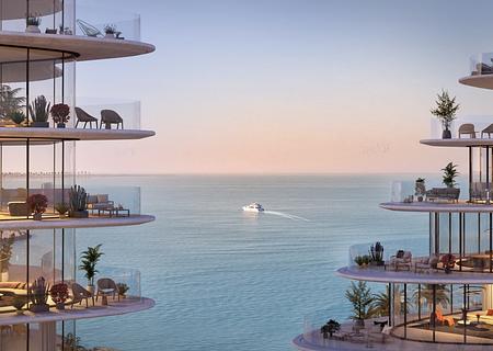 The Beach Residences - 2 Schlafzimmer 
Strandlage mit frontalem Meerblick - Balcony View final 01