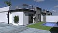 Moderne Villen mit 3 Schlafzimmern, 2 Bädern, Dachterrasse und Privatpool