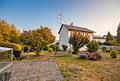 Gepflegtes Einfamilienhaus in erhöhter Lage mit unverbaubarem Panoramablick in den Schwarzwald - Terrasse im Garten