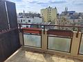 Helle 3-Zimmer-Wohnung in der obersten Etage in Neuhausen
am Olympiapark-Süd - Blick vom Balkon