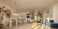 Exklusive Apartments zwischen Meer und Natur - Talasa Caelus_Integración_Salón-Cocina
