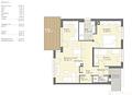 Moderne und lichtdurchflutete 3-Zimmer-Wohnung mit Sonnenbalkon und Tiefgaragenstellplatz - Wohnflächenberechnung