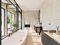 Außergewöhnliches Design-Penthouse mit großer Dachterrasse - Whirlpool  & bis zu 3 TG-Plätzen - Masterbad