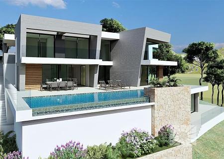Villa mit Pool und Meerblick | Villa Aral - AL025-01