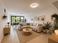 sonnige 2 Zi.-Whg. mit großem Südbalkon in Perlach inkl. TG - Wohnzimmer gestaged