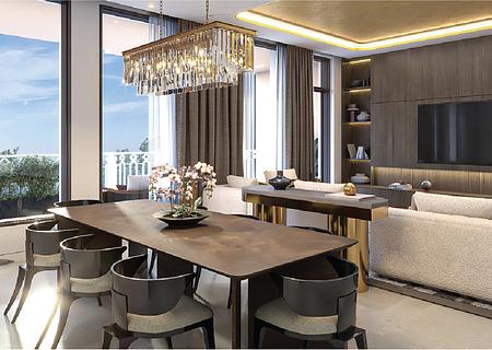 5 Zimmer in der Nähe der Corniche - Apartment_Dining Area