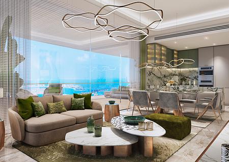 Dubai Harbour Bestlage - Luxury Dining room