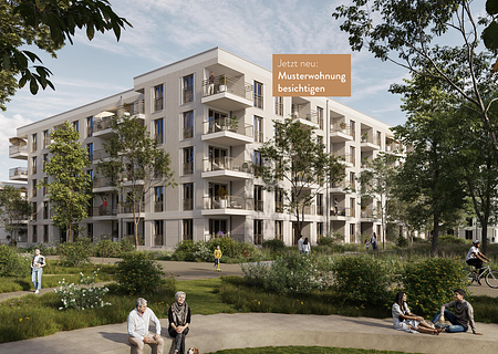 610/ Charmante 2-Zimmer-Wohnung mit Südwestbalkon im 1. OG - Außenansicht