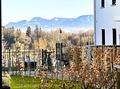 Modernes Wohnen in Premiumqualität mit Garten und Bergsicht! - Blick vom Garten