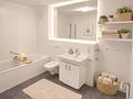 Moderne und hochwertige Wohnung in Top-Lage von München-Schwabing - Badezimmer