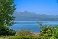Rarität mit Alpen-Panorama und Seezugang: Ikonische Architekten-Villa mit hoher Privatsphäre - Panoramablicke auf den Bodensee