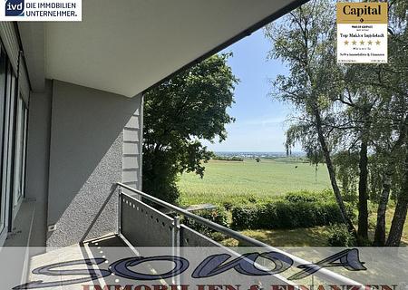3 Zimmerwohnung mit traumhaften Ausblick - Natur und doch Stadtnahe in Kreut / Oberhausen bei Neuburg zu verkaufen - Ein Objekt von Ihrem Immobilienpartner SOWA Immobilien und Finanzen