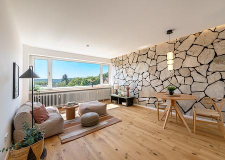 Geschmackvoll modernisierte 2-Zimmer-Wohnung mit Weitblick - Modernes Wohnambiente