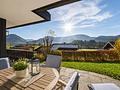 Zuhause mit Alpenpanorama – Zweitwohnsitz & Ferienwohnung mit attraktiven Mieteinnahmen! - Terrasse im EG