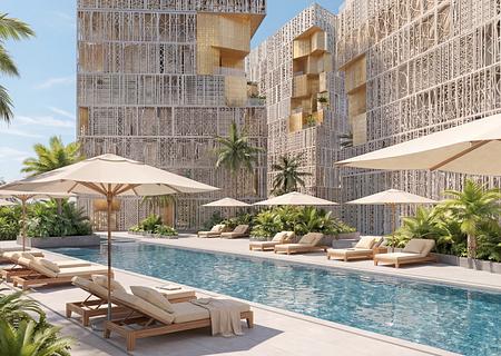 Zeichnen Sie jetzt ihren "Expression of Interest" (EOI)  - Studio mit Hotelservice - Richmond District Pool Interior_1