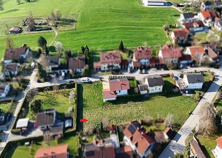 Baugrundstück für ein Einfamilienhaus in Tattenhausen Grundstück Ost - Ansicht Baugrundstück