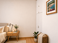 2-Zi.-Whg. im begehrten Univiertel (Maxvorstadt) - Kleiderschrank Nische Schlafzimmer