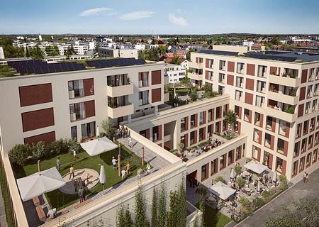 Mittendrin statt nur dabei: Teilbare Büro-/Kanzlei-/Praxisfläche im Herzen von Germering - Südseite