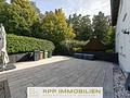Moderne Doppelhaushälfte mit sonnigem Südgarten bei Unterschleißheim – möbliert vermietet - Hintere Terrasse