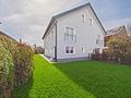AM HART: Modernes Wohnglück im Münchener Norden: Neubau-Doppelhaushälfte zum Erstbezug mit Südgarten - Garten Nordseite