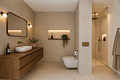 Exklusive 3,5-Zimmer-Wohnung mit Design-Ausstattung & urbanem Wohngefühl - Wellness-Bad
