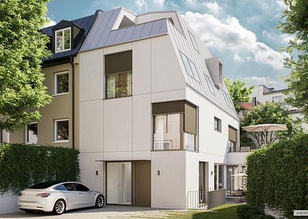 Verstecktes Juwel: Baugrundstück im Sondernutzungsrecht mit Genehmigung für Stadthaus nahe der Isar - Die Baugenehmigung für ein Stadthaus liegt bereits vor (Visualisierung)