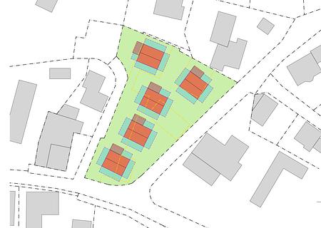 Bezahlbares Grundstück für Ihren Traum vom eigenen Haus - Lageplan