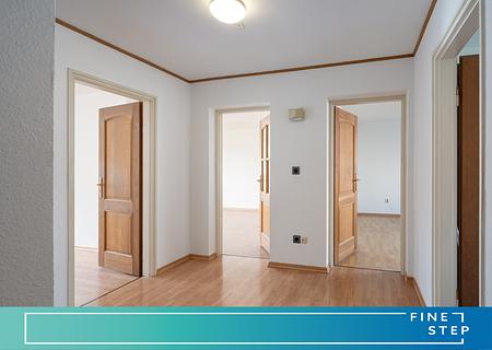 Sehr gut geschnittene 3-Zimmer-Wohnung mit Südbalkon & Tiefgarage - FINESTEP Immobilien