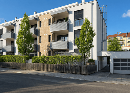 Exklusive Gartenwohnung mit fünf großzügigen Zimmern in München - Pasing - Außenansicht