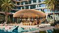 Duplex mit Pool im eigenen Garten - 
Strandlage mit Meerblick vom Feinsten - RUYA_Deyaar_AYA_V15 JUICE BAR R02
