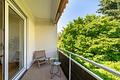 Geschmackvoll modernisierte 2-Zimmer-Wohnung mit Weitblick - Balkon mit schönem Blick ins Grüne