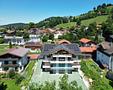 Exklusive Neubauwohnung mit traumhaftem Süd- & Westpanoramabalkon am Schliersee - Vogelperspektive Stand 07.26
