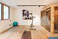 Mit Weitsicht geplant: Wohngesundes Architektenhaus mit Design-Ausstattung - Fitnessraum mit Sauna