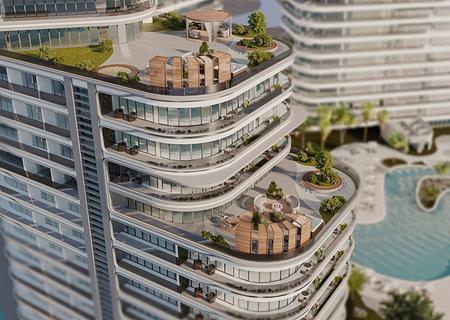Arjan - der europäischste Teil Dubais - Balcony view
