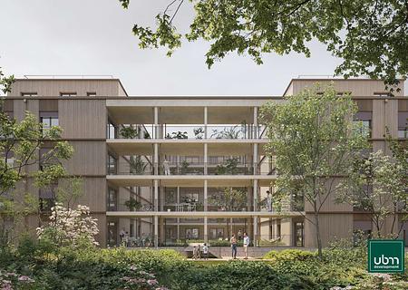 Wo früher Schokolade erforscht wurde, entsteht heute Zuhause - Blick auf das Gebäude