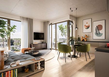 Großzügig und modern: XXL-Stadtwohnung für höchste Ansprüche - Wohnzimmer