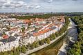 Living in Style: Bildschöne Altbauwohnung auf zwei Etagen zum Erstbezug in prachtvollem Stadtpalais - Weitblick über das Lehel