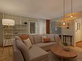 Haus der vielen Möglichkeiten in Grafing: Mehrgenerationenhaus mit großem Gestaltungsspielraum - Visualisierung Wohnzimmer