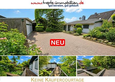 Traumhaftes Gartenparadies in ruhiger Sackgassenlage – Charmanter Bungalow mit großem Potential ! - Hauptbild